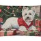 Edge Collections - 12" X 16" - Multicolor - Waiting on Throw Pillow Christmas Westie 1387 - 1 Piece